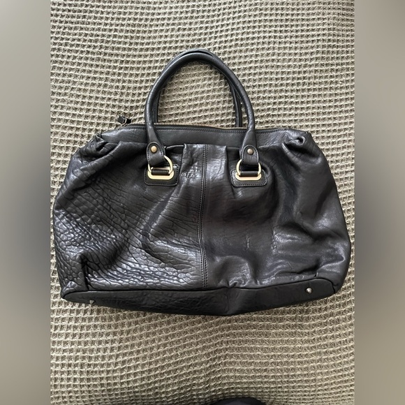 Sundance Catalog Italian Pebble Leather Aerin Doctor’s Bag Satchel Tote - Picture 6 of 6